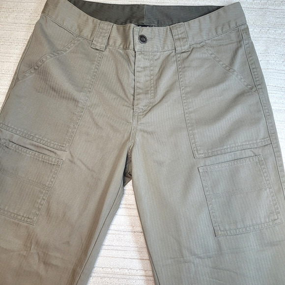 North Face Pants Wms 8 (31x31) Straight Leg Stretch Lightweight Cargo Hiking - Picture 2 of 14